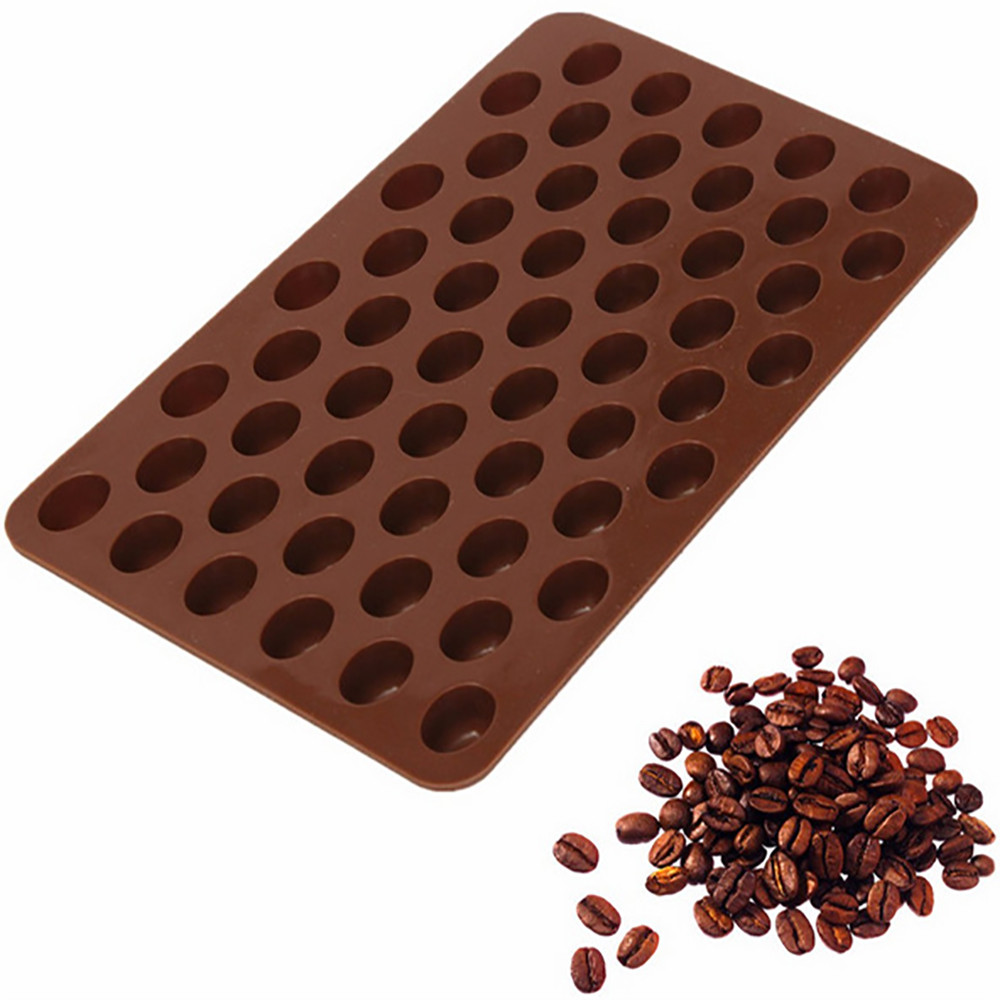 Silicone Mold Ocean - 高品質シリコーンミニコーヒー豆チョコレートキャンディモールド手作りケーキデコレーションシリコーン金型キーホルダー型