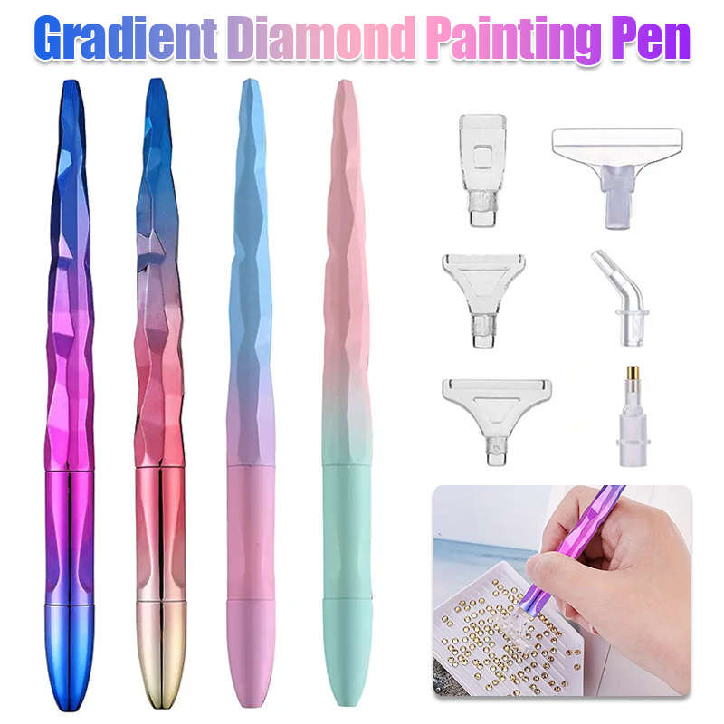 グラデーションダイヤモンドペイントペンセット、6つのペンチッ - Resin Art Pen のレビューと価格