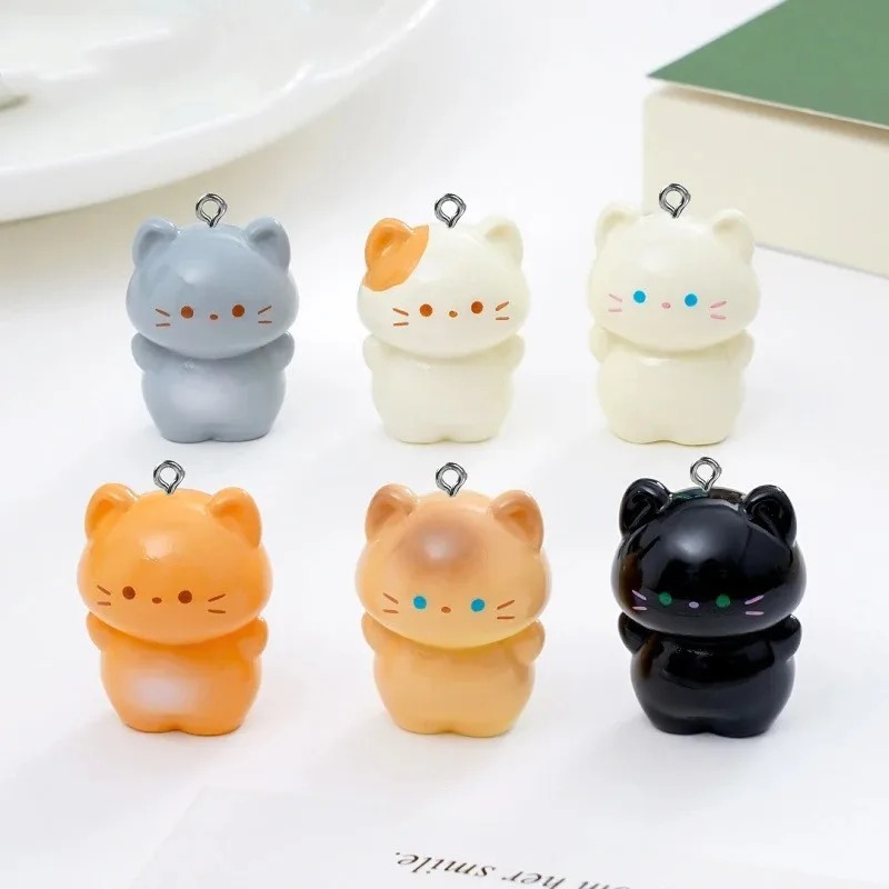 10個入り スイート3D立体子猫レジンチャーム 漫画風シャム - Resin Art Kits For Adults のレビューと価格