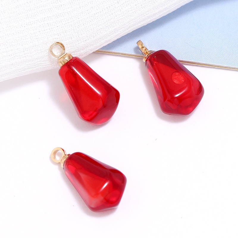 10 個ザクロ種子樹脂ペンダントフルーツチャーム DIY イ - Resin Art Love のレビューと価格