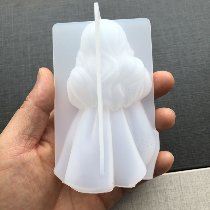 3D かわいいプリンセスシリコーンキャンドルモールド天使の女 - Silicone Mold Ocean のレビューと価格