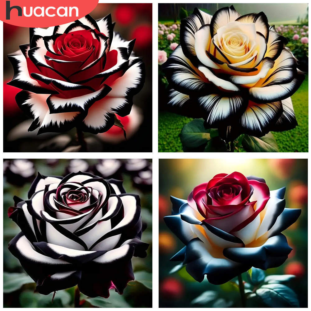 HUACAN 1個 ダイヤモンドペインティング バラの花びら - Resin Art Rose Petals のレビューと価格