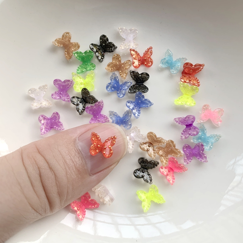 60個入り 蝶の形 6.8*7.8mm スタッドピアス ジュ - Resin Art Earrings Design のレビューと価格