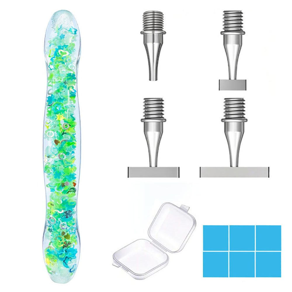 レジンペン1本＋接着剤6個＋極細ペン先4個、新型スレッドダイ - Resin Art Pen のレビューと価格