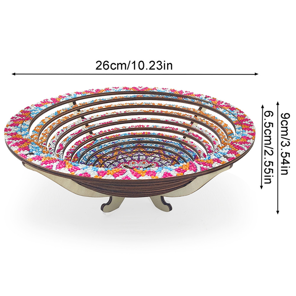 木製曼荼羅 5D ダイヤモンドペインティングトレイ アートク - Resin Art Wooden Tray のレビューと価格