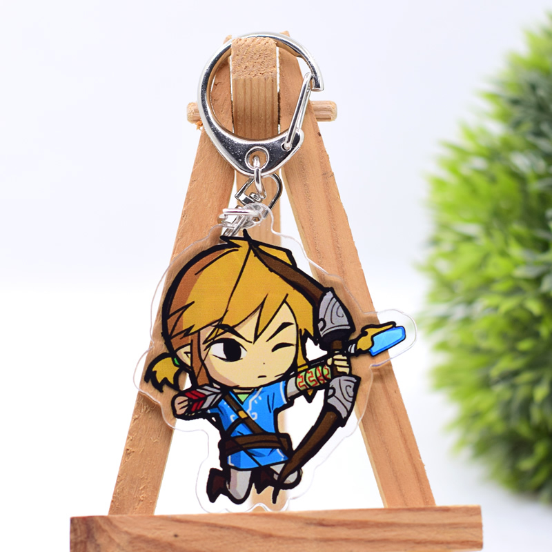 ゼルダの伝説アクリルフィギュアディスプレイ漫画キーチェーンク - Resin Art Zelda のレビューと価格