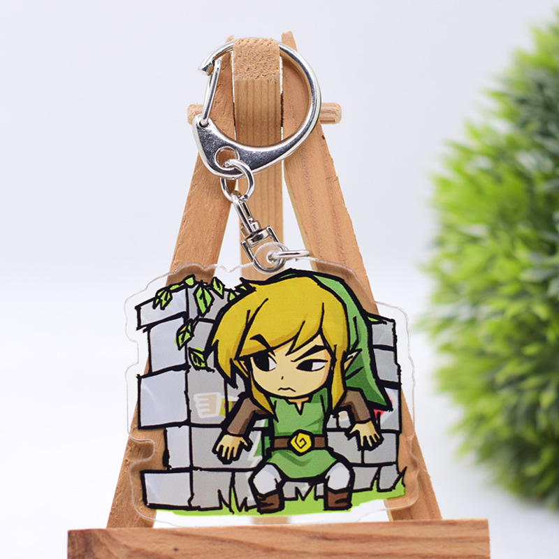 ゼルダの伝説アクリルフィギュアディスプレイ漫画キーチェーンク - Resin Art Zelda のレビューと価格