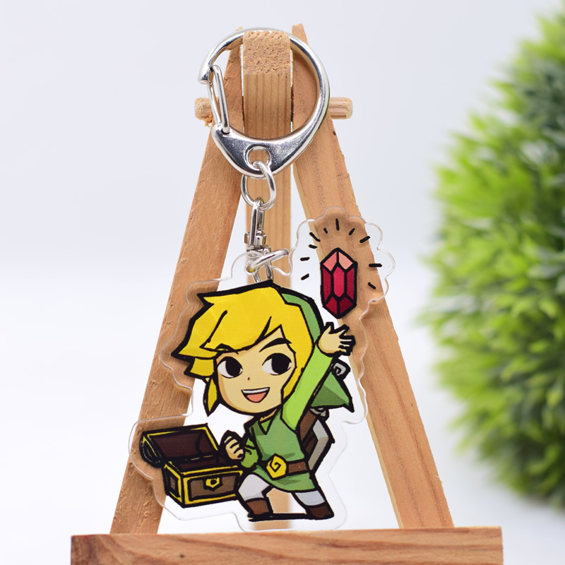 ゼルダの伝説アクリルフィギュアディスプレイ漫画キーチェーンク - Resin Art Zelda のレビューと価格
