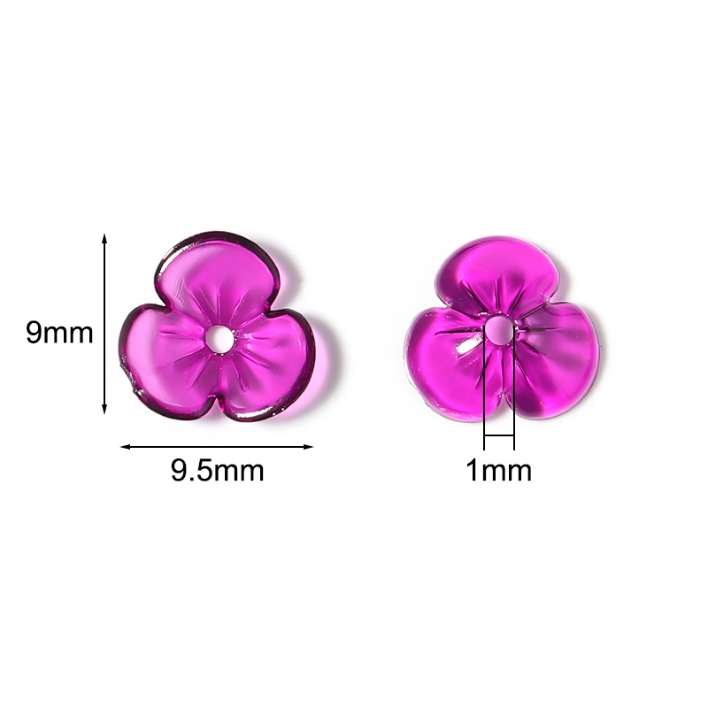 ジュエリー作り用の透明な樹脂花びらビーズ,花のモチーフ,ゆる - Resin Art Kits For Adults のレビューと価格