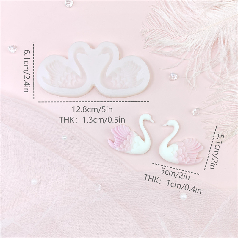 白鳥ペアコンビネーションシリコンモールド、手作りチョコレート - Silicone Mold Ocean のレビューと価格