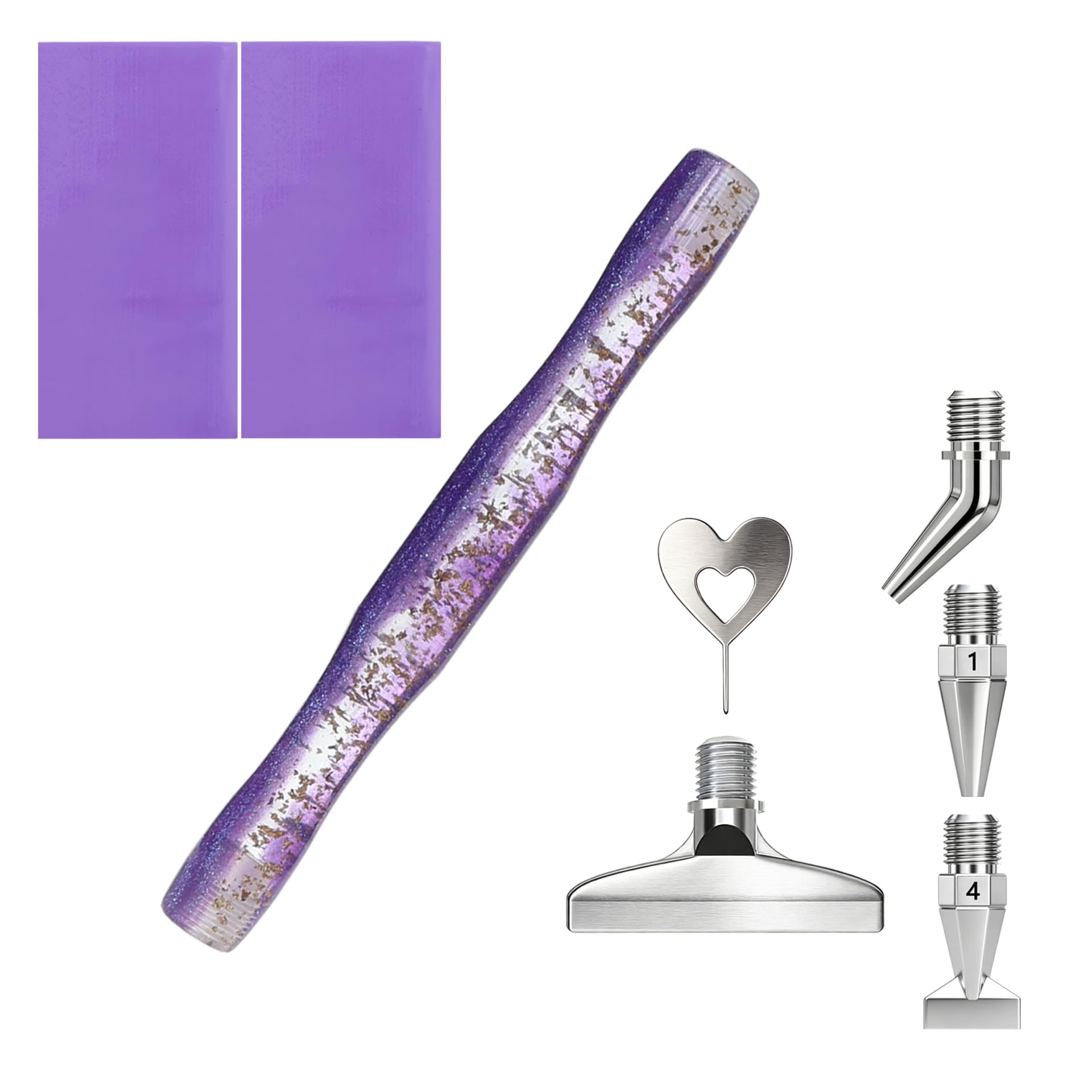 ダイヤモンドペインティングアートペン、曲がったペン先、サイズ - Resin Art Pen のレビューと価格