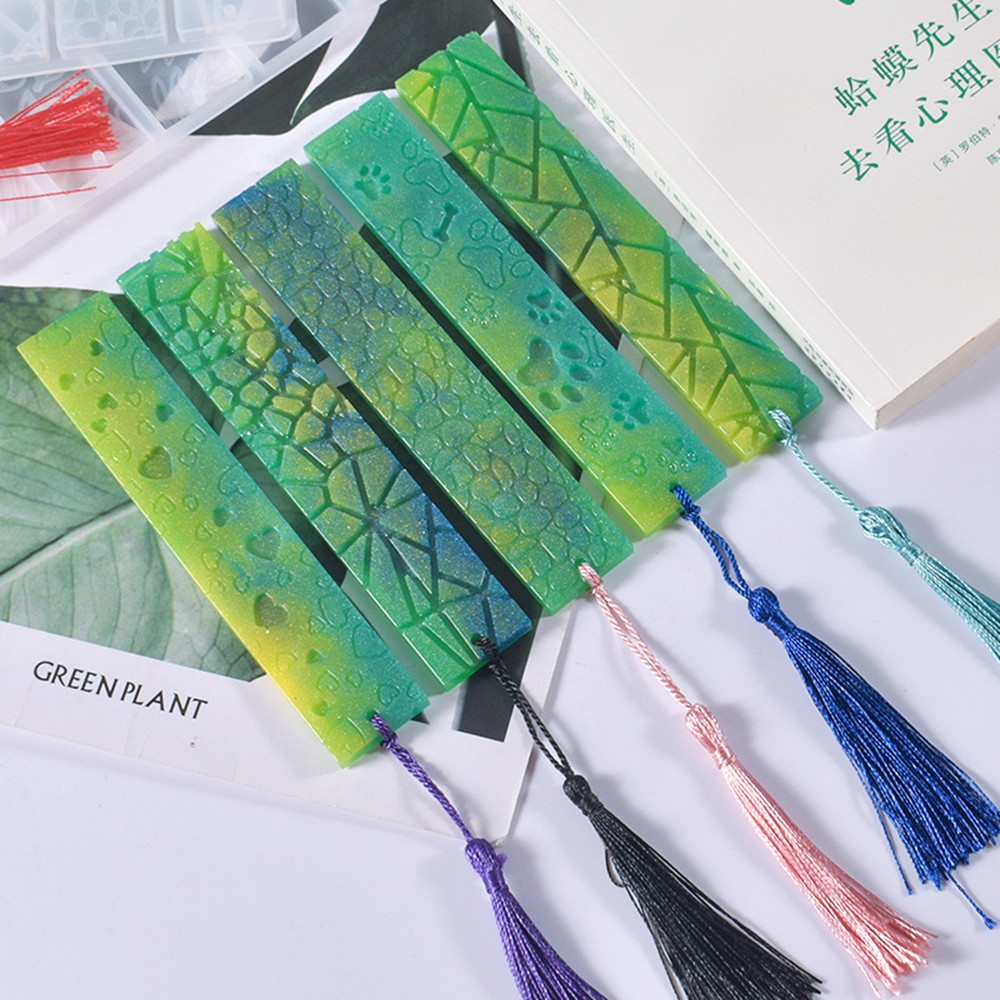 DIY クリスタルエポキシ樹脂モールド葉猫の爪愛の花長方形フ - Silicone Mold Ocean のレビューと価格