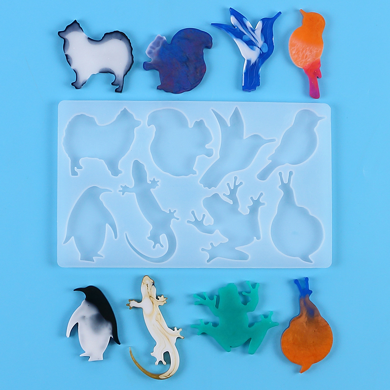 動物のデザインのシリコンジュエリーペンダント,金,エポキシ樹 - Silicone Mold Ocean のレビューと価格