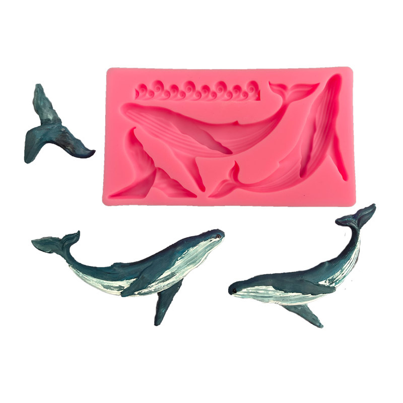 シリコンクジラ型,日曜大工,オーシャンシリーズ,フォンダン, - Silicone Mold Ocean のレビューと価格