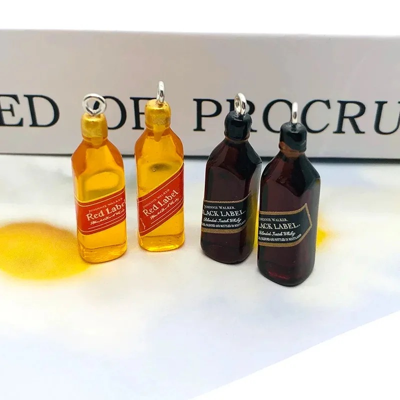 10 個小さなワインバーボトル樹脂チャーム DIY イヤリン - Resin Art Kits For Adults のレビューと価格