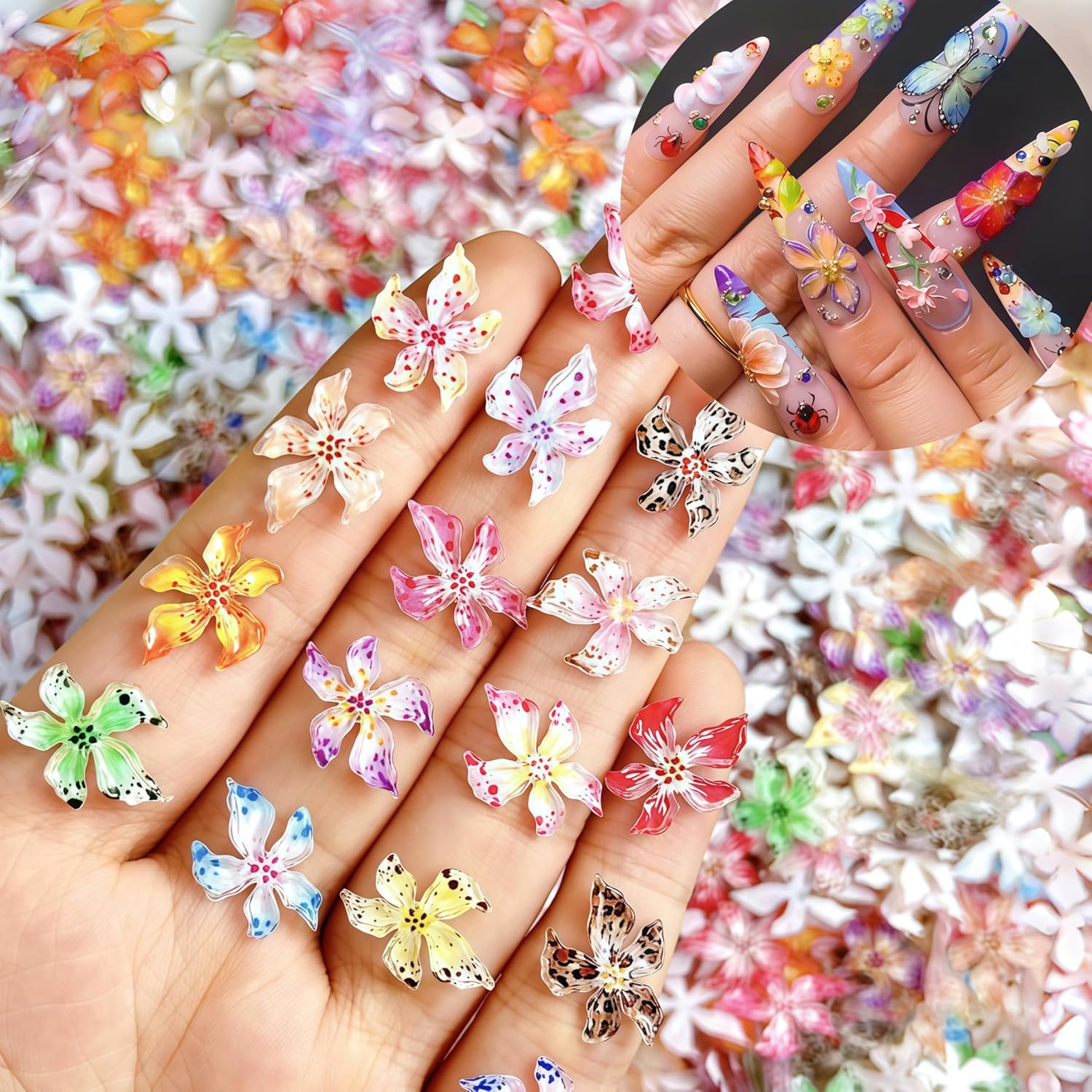 20/40/60/80 個氷の結晶の花 DIY アートステッ - Resin Art Rose Petals のレビューと価格