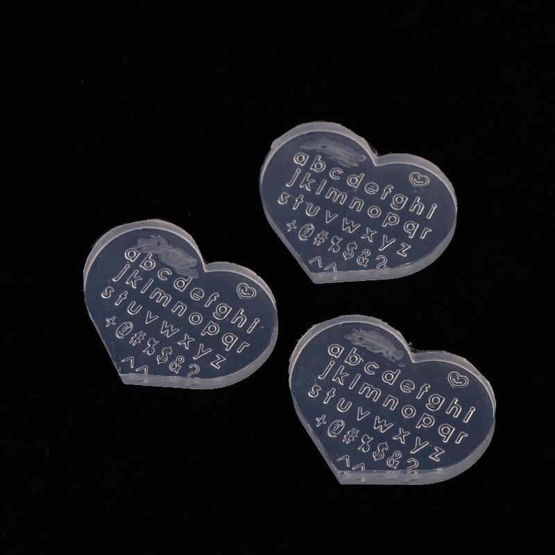 1/3個入り レジンアートデコレーション 汎用 英語文字デザ - Resin Art Earrings Design のレビューと価格