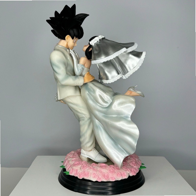 ドラゴンボール GK 孫悟空＆チチの結婚シーン レジン製スタ - Resin Art Goku のレビューと価格