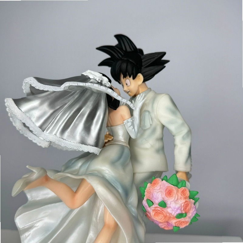 ドラゴンボール GK 孫悟空＆チチの結婚シーン レジン製スタ - Resin Art Goku のレビューと価格